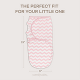 Easy Swaddle Blankets in Pink, Pack of 3