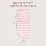 Easy Swaddle Blankets in Pink, Pack of 3