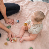 Baby Muslin Blanket by Comfy Cubs in Blush