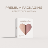 Muslin Fitted Crib Sheets, 2 Pack in Mauve and Blush