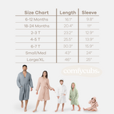 Muslin Bathrobe, Blush by Comfy Cubs