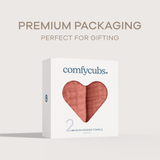 Baby Hooded Towels in Dusty Rose