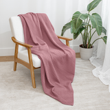 Adult Waffle Blankets by Comfy Cubs in Mauve