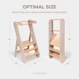 Kids Step Stool for Ages 3+ in Blush