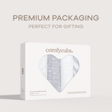 Muslin Swaddle Blankets 47” x 47” in Grey, 4 Pack