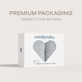 Muslin Burp Cloths in Heather Blue