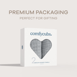 Baby Hooded Towels in Heather Blue