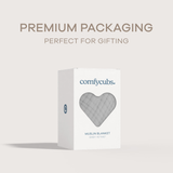 Baby Muslin Blanket in Heather Blue