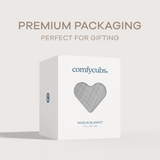 Adult Muslin Blanket in Heather Blue