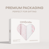 Muslin Swaddle Blankets 47” x 47” in Pink, 4 Pack