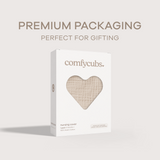 Couverture d'allaitement en mousseline de Comfy Cubs - Sable