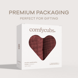 Débarbouillettes en mousseline de Comfy Cubs - Vin