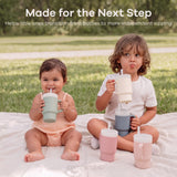 Silicone Sippy Cup Tumbler in Blush