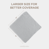 Baby Hooded Towels in Heather Blue