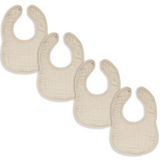 Bavoirs en mousseline de Comfy Cubs - Sable 