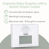 Rope Diaper Caddy by Comfy Cubs - Sage