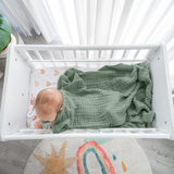 Baby Muslin Blanket by Comfy Cubs in Fern