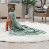 Baby Hooded Towels - Fern