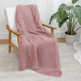 Adult Muslin Blankets - Twin: 90" x 66"