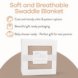 Muslin Swaddle Blanket, 1 Pack - Blush