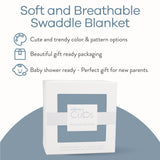 Muslin Swaddle Blanket, 1 Pack - Pacific Blue