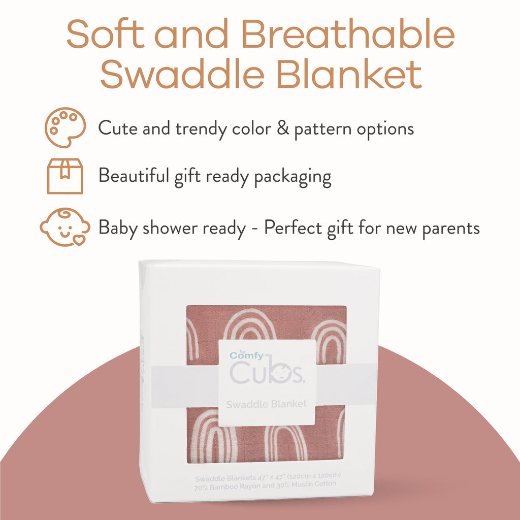 Mauve 2024 swaddle blanket