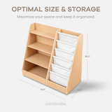 Kids Bookshelf - Wood