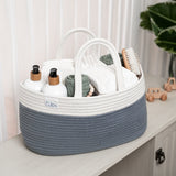 Rope Diaper Caddy - Pacific Blue
