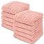 Muslin Cotton Baby Washcloths - Lace Pink