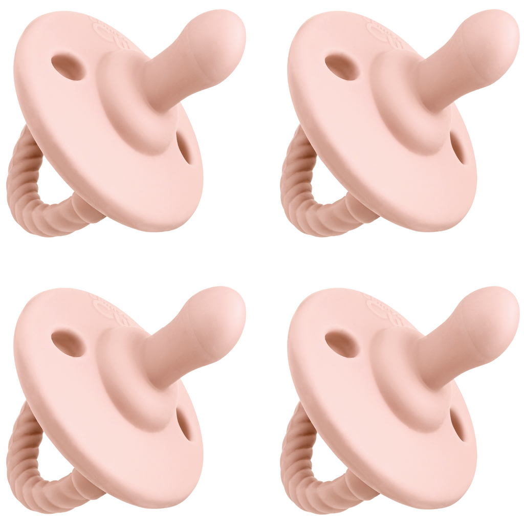 Pacifiers, 4 Pack - Pink Blush