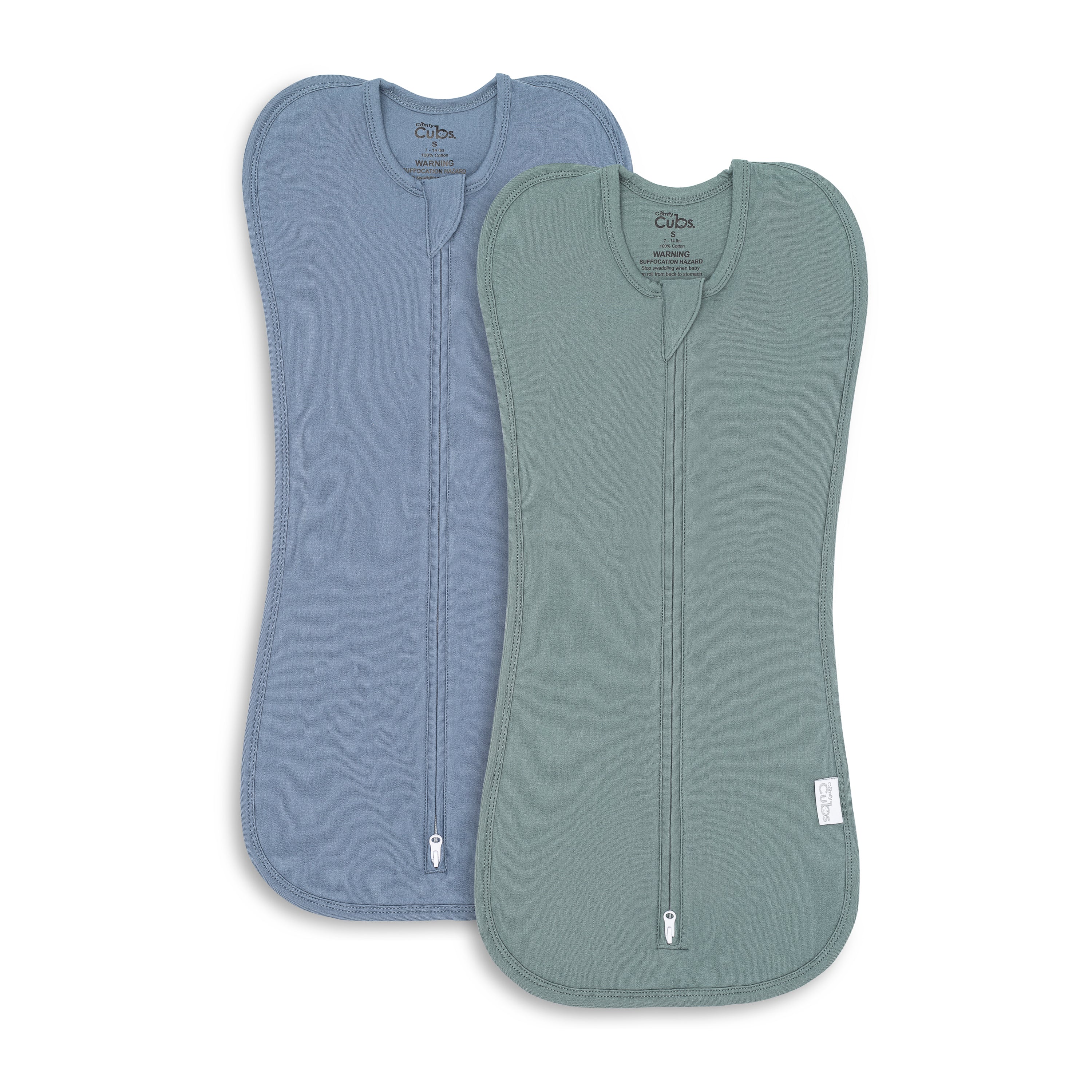 Easy Zipper Swaddle Blanket – Nomadic Blue, Azul
