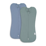 Easy Zipper Swaddle Blankets - Nomadic Blue, Azul