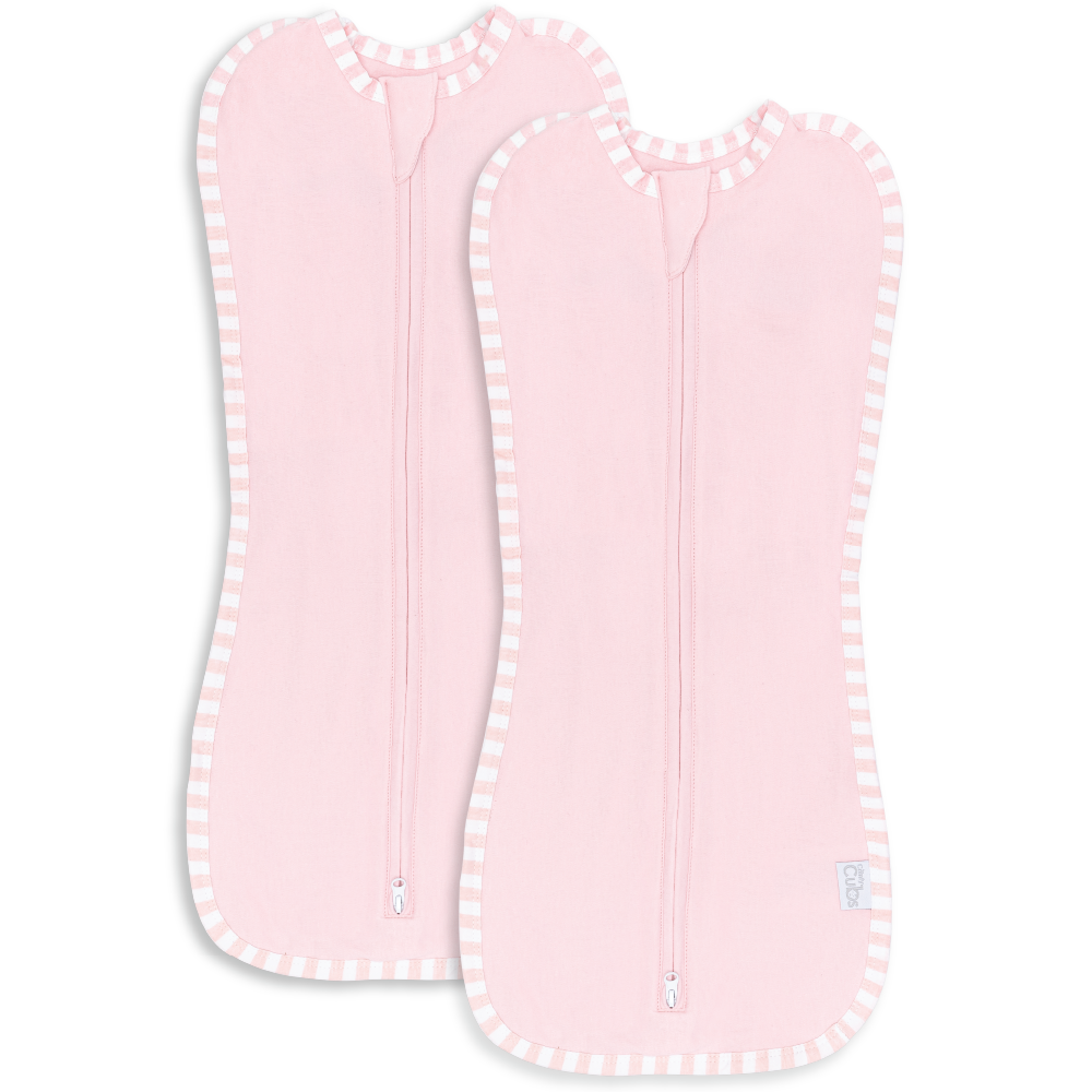 Easy Zipper Swaddle Blankets - Pink